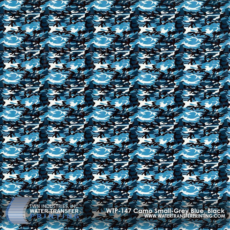 Camo — Grey, Blue, Black